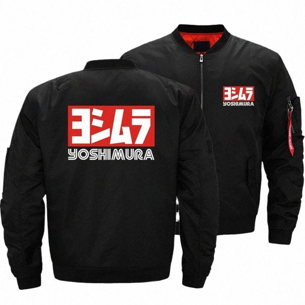 Yoshimura Giappone Ma1 Bomber Jacket Pilot Capispalla da uomo Army Flight Coat Air 5XL Giacca a vento Giacca da moto Parka spesso U3Fb #