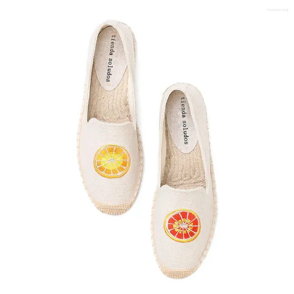 Sıradan Ayakkabı Kadınlar Espadrilles için Düz Terlik 2024 Bale Daireler Gerçek Doğrudan Satış Zapatillas Mujer Sapatos
