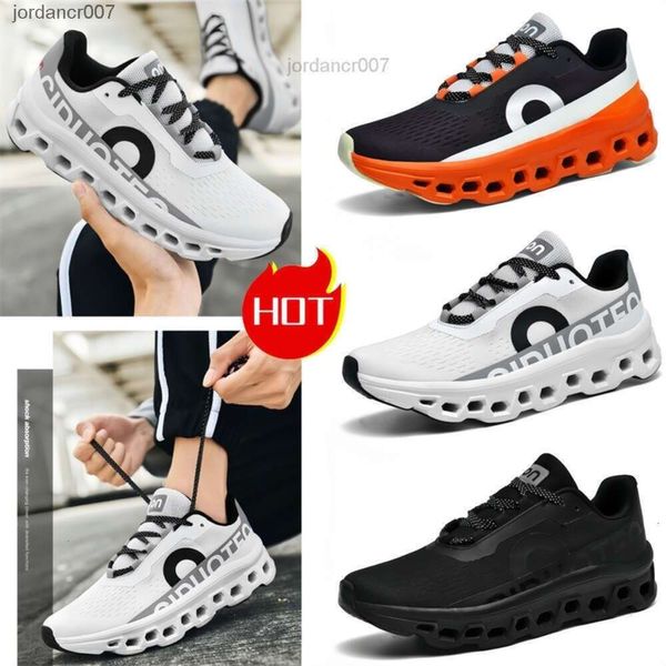 Schweizer 2024 Laufschuhe Männer Frauen Wolken Monster Clouds Eclipse Iron Heu schwarzer Trainer Sneaker Roshe Huarache