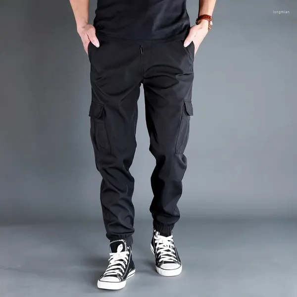 Pantaloni da uomo Tasche cargo da uomo Pantaloni lunghi skinny alla moda Haren Taglie forti M-6XL Hip Hop