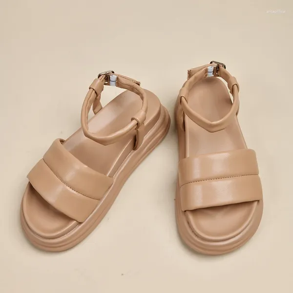 Sapatos sociais Sandália de verão Tendência da moda Joker Fairy Comfort O tecido é macio e durável Os pés são confortáveis.