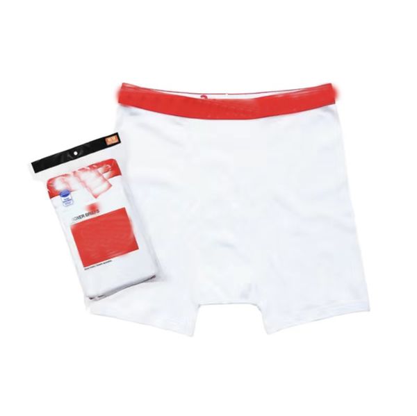 2 peças/pacote moda unissex roupa interior briefs men swimwear algodão hanes boxer briefs respirável carta cuecas shorts 2 cores ydzwa