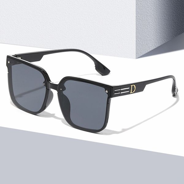 Óculos de sol vintage para homens retro condução óculos de sol preto luxo d feminino moda masculina tons quadrados uv400 zonnebril heren