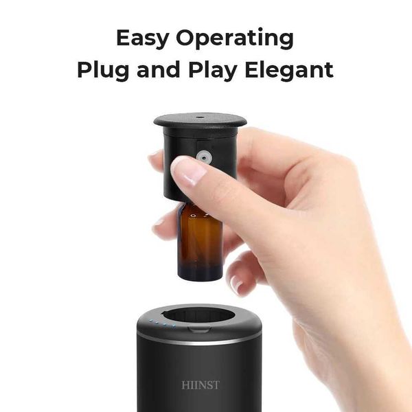 Auto-Lufterfrischer Luxuriöser, über USB wiederaufladbarer Aromatherapie-Auto-Lufterfrischer mit wasserfreiem Aromadiffusor für ätherische Öle, Produkt 24323