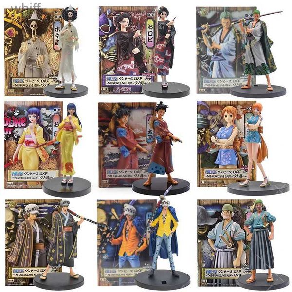 Action-Spielzeugfiguren, neuer One Piece-Action-Charakter, Brook Water L, Ruffy, Zoro, Sanji, Nami, Lysop, Kikjo, DXF, Wano, Country-Animation, Modellpuppe ToyC24325