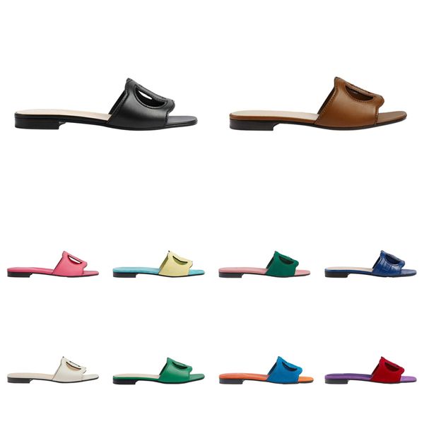 Chinelos para mulheres saltos baixos sandálias designer pantoufle claquette moda luxo slides couro palha plana preto marrom rosa senhoras casa sapatos sliders