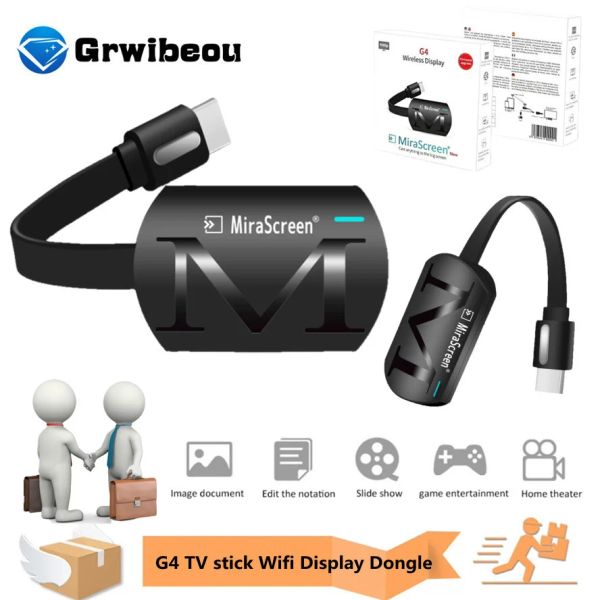 Messen G4 Tv Stick Wifi Display Ricevitore Dlna Miracast Airplay Specchio Schermo Hdmicompatibile Android Ios Mirascreen Dongle