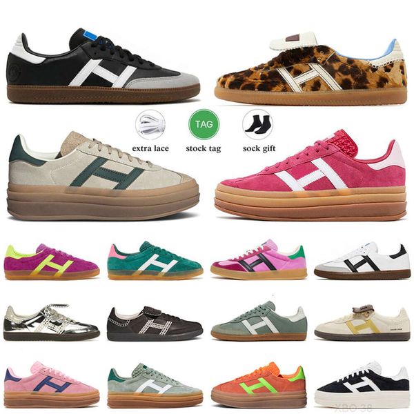 38A bold Scarpe da donna firmate Wales Bonner Rugby Cream Collegiate Green sportivo e ricco indoor da calcio Argento Nero Rosa Glow Platform Sneakers da uomo Scarpe da ginnastica