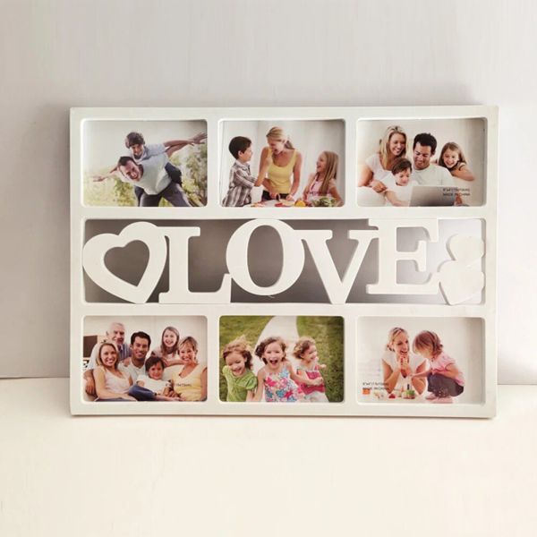 Moldura de amor combinação moldura decorativa moldura de foto colagem moldura de foto de amor exibe moldura de foto de família decoração