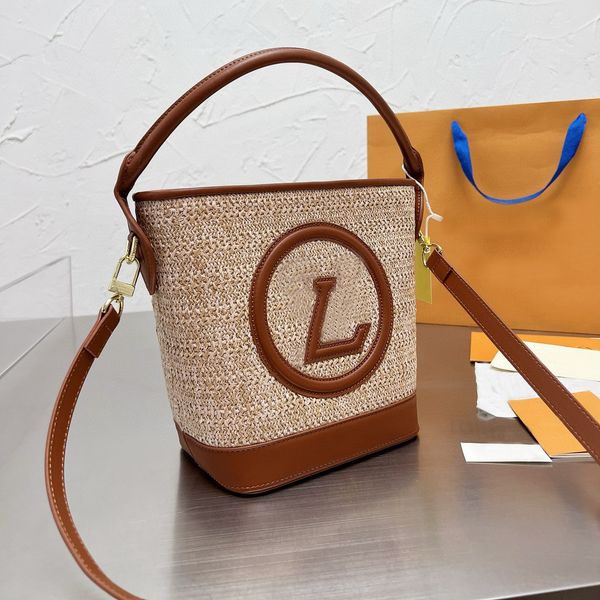 Saco de luxo tote balde bolsa bolsa tote saco crossbody saco trançado grande capacidade bolsa feminina camuflagem