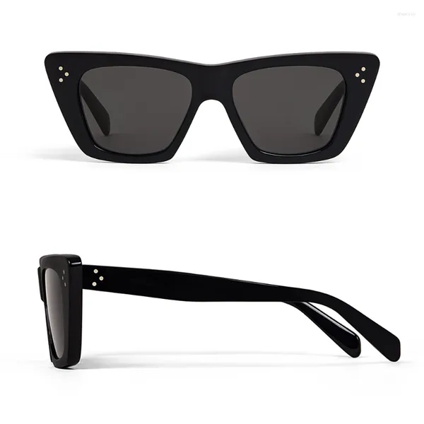 Sonnenbrillenrahmen 2024 Trend Luxus Design Hochwertige Damen Retro Cat Eye Brille Benutzerdefinierte optische Rezeptlinsen 4S187
