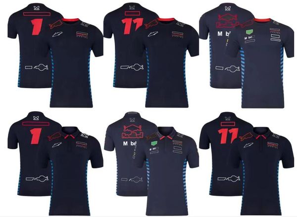 2024 Nova F1 Racing Camiseta de manga curta verão camisas polo masculinas e femininas mesmas personalizadas