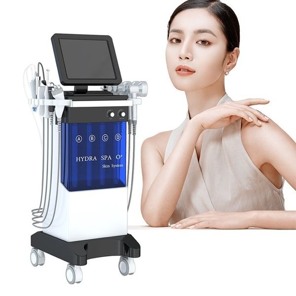 Taibo Attrezzatura di bellezza multifunzionale Hydro Dermoabrasione 11 in 1 Coreano Pdt Cura della pelle del viso Hydro Dermoabrasione Galvanic Aqua Peeling Machine