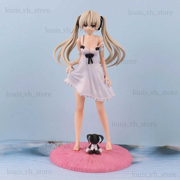 Figuras de brinquedo de ação 24cm Destino Sky Anima Kawaiii Girl KasuGano Sora Anime Figura Toys Toys PVC Coleção Modelo de posição de posição Toys Decoração de carro T240325