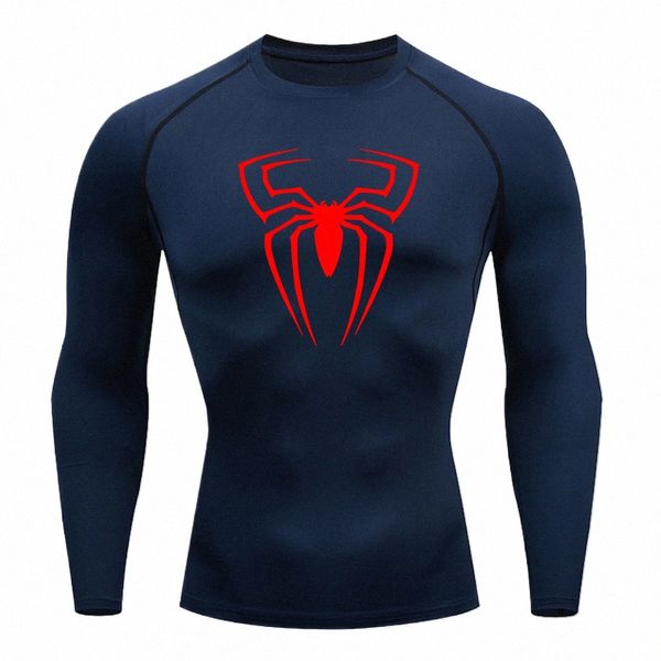 Rguard Super T-Shirt Herren Kurzarm Compri Tight Shirt Fitn Gym Sport Laufen Männer Trainingsanzug Hero Trikots 2099 A2xV #