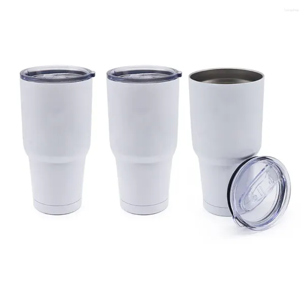 Canecas logotipo personalizado de aço inoxidável 30 onças xícara de chá sublimação isolada caneca de café de viagem em branco