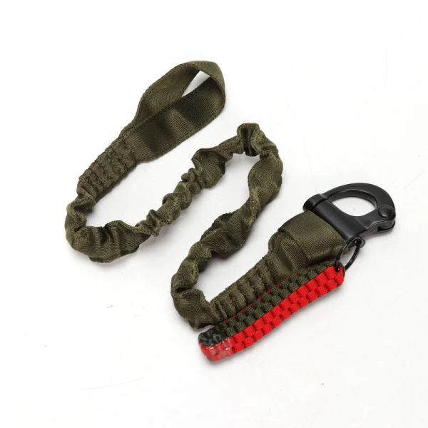 Accessori Cordini di sicurezza a sgancio rapido Borsa tattica militare a sgancio rapido Cordino di sicurezza a imbracatura Cordino in nylon con corda elastica