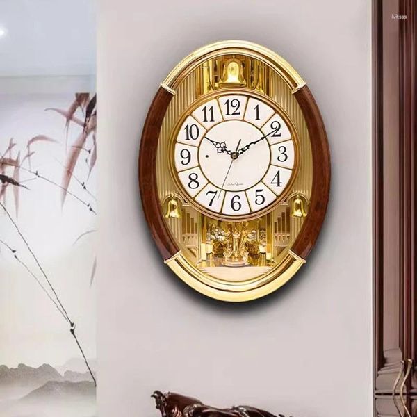 Relógios de parede Relógio digital de luxo silencioso vintage agulha moda criativa nórdica relojes de pared itens de decoração de casa