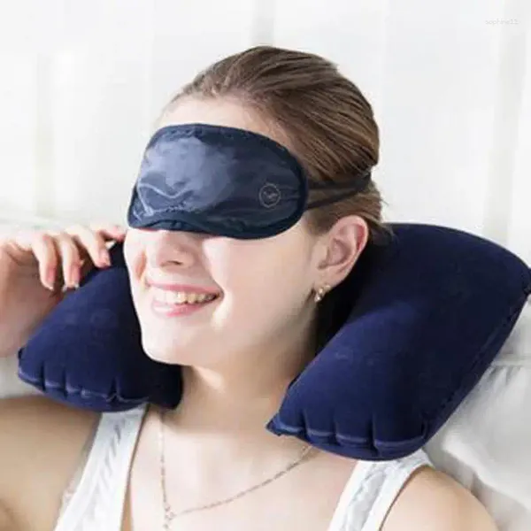 Kissen Reise Aufblasbare Geformte Falten Hals Auto Kopfstütze Luft Kissen Für Büro Nickerchen Pillow36