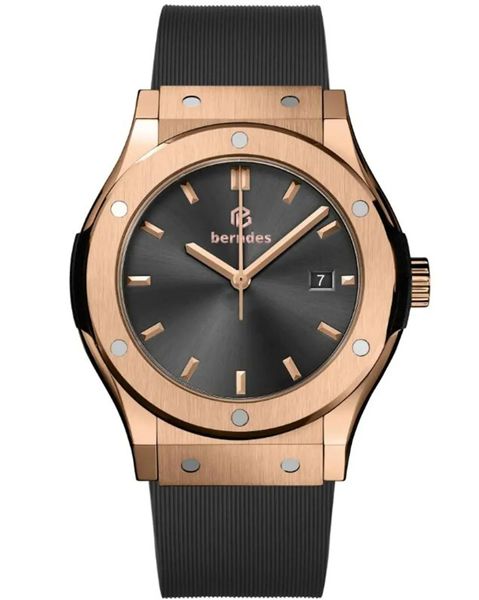 Orologio meccanico automatico di lusso di design scheletro da uomo cinturino business chiusura movimento meccanico automatico da uomo orologi da polso svizzeri con zaffiro orologi Geneve