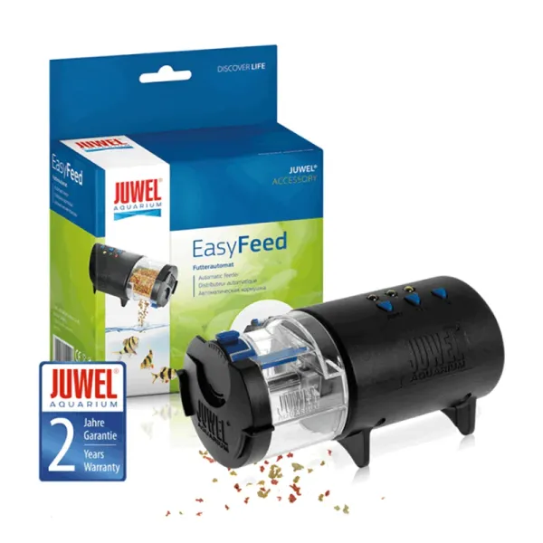 Alimentadores JUWEL China EasyFeed Alimentador Automático de Peixes Tanque de Peixes Aquário Comida Temporizador Automático Dispensador de Alimentação Ajustável Auto Feede