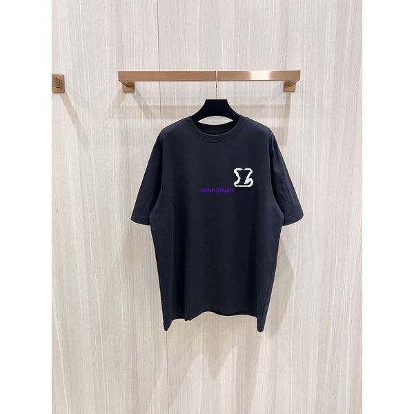 Uomo Plus T-shirt Polo Girocollo T-shirt firmata Taglie forti Stampa ricamata Stile polare T-shirt manica corta con lettera in cotone ricamato estivo da strada 301