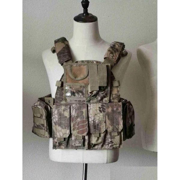 Giubbotti da caccia Gilet tattico mimetico Molle Ciras Abbigliamento da combattimento Custodia per attrezzi Rilasciabile Armatura Portante di piastre Gilet da attacco Drop Delive Otrqa