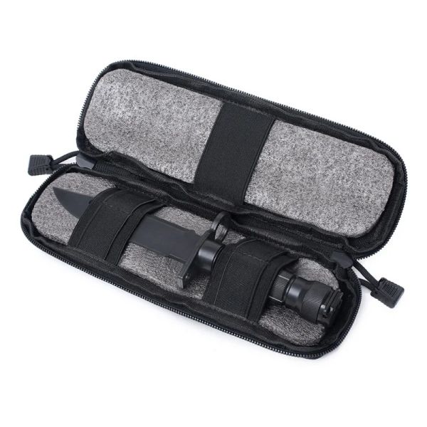 Pacote Tactical Molle Knife bolsa bolso bolso de caça ao ar livre conjuntos de cintura edc bolsa dobrável saco de suporte