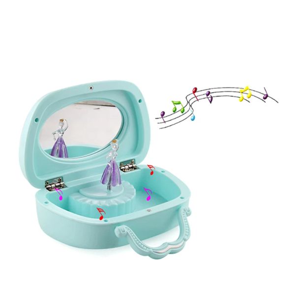 Boxes Ballet Girls Dance Music Jewelery Box Box per ragazze BOX MUSICA NO BATTERE è richiesta E2S