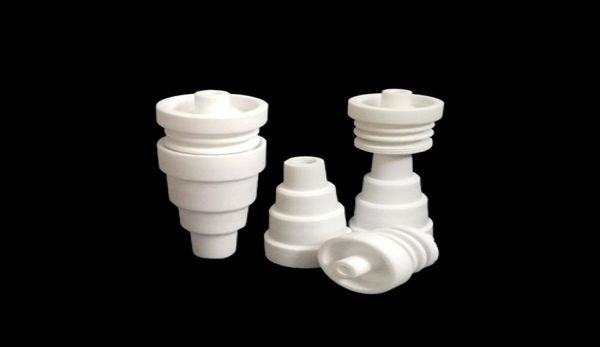 Безкупольный керамический гвоздь 10 мм 14 мм 18 мм 6 в 1 Китайская керамика Nais Banger Nail для испарителя Vaping Керамический E Naill Smoker Access5474758