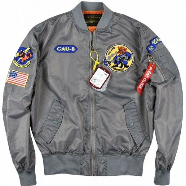 nova Alpha Martin Outono Primavera Vôo Bomber Pilot Jacket Homens Jaqueta Tática Militar da Força Aérea Casacos de Beisebol Clássicos l2Vn #