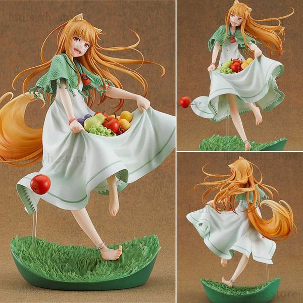 Action Toy Figures Anime Spice e Wolf Hero Holo Wolf e il profumo di Fruit Moe Wolf PVC Action Figure Action Model Toys Bambola Regali T240325