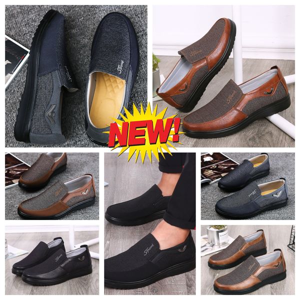 Scarpe casual GAI Uomo Nero Marrone Scarpe Punta a punta banchetti per feste Abiti da lavoro Designer uomo Minimalista Traspirante Taglie scarpe EUR 38-50