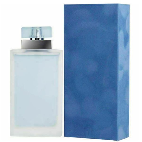 Marca clássica 100ml luz azul eau perfume intenso feminino edp cheiro floral corpo spray ambientador perfumes cítricos para senhora