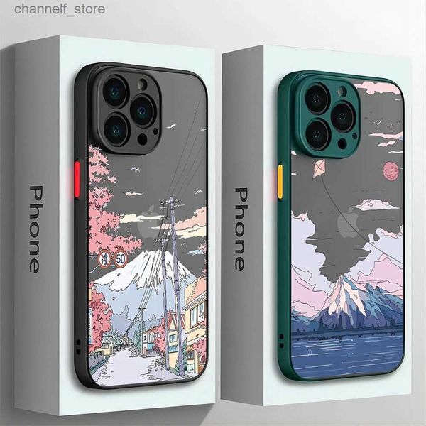 Custodie per cellulari Anime giapponesi Scenario classico Custodia per telefono per Samsung S23 S22 S21 S20 S10 FE Note2010 Plus Ultra Lite 5G Cover trasparente opacaY240325