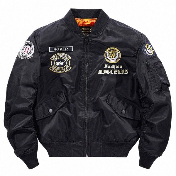 Air Force Fly Pilot Jacke Militär Airborne Flight Taktische Bomberjacke Männer Herbst Winter Warm Aviator Motorrad Daunenmantel m2EG #