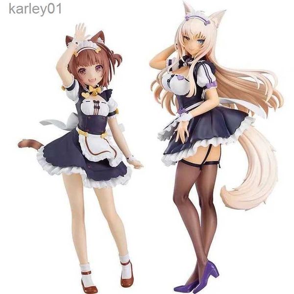 Anime mangá 20cm nekopara anime figura azuki coco pop up desfile pvc ação figura sexy figura model brinqued toys collection boneca presente yq240325