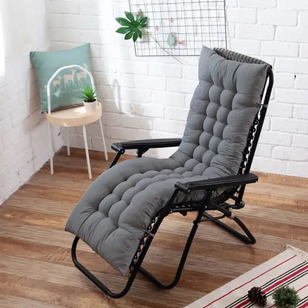 Decorazioni cuscino lungo sedia reclinabile sedile addensato cuscino sedia lunga divano cuscinetti tappetini da giardino da giardino