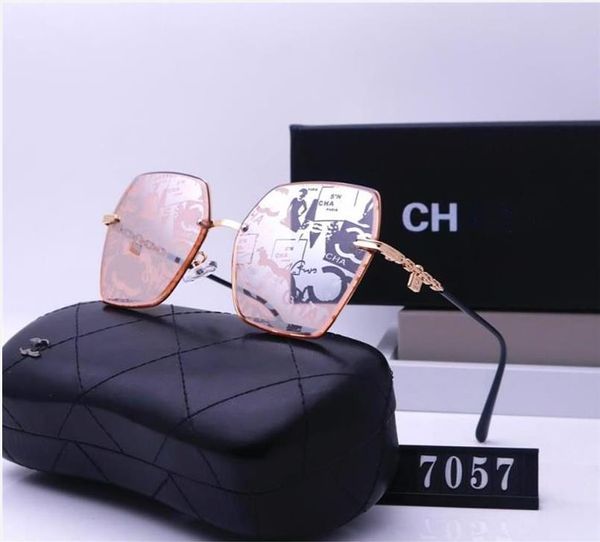 Роскошные дизайнерские бренд -солнцезащитные очки дизайнерские солнцезащитные очки Высококачественные очки для женщин мужские очки для женщин Семь апелляций Семнадцатые храм Гафы солнцезащитные очки