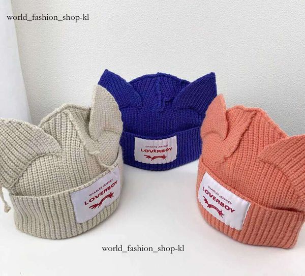 Loverboy Beanie Street Children Hyunjin Hendery Aynı Beanies Wayv Leekew Kedi Kulak Şapkası Moda Sevimli 319 Loverboy Beanie