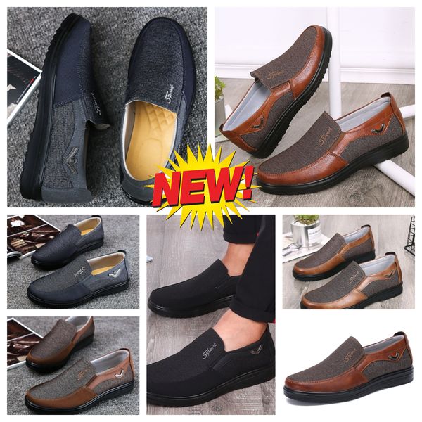 Scarpe casual GAI Uomo Nero Marrone Scarpe Punta dei piedi banchetto per feste Abito da lavoro Uomo designer Minimalista Scarpe traspiranti taglia EUR 38-50