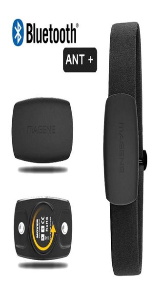 Magene monitor de freqüência cardíaca bluetooth40 sensor ant para garmin bryton igpsport computador correndo esporte com cinta peito mhr10 update8131420