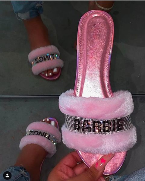 Sandálias femininas Crystal Salto lapidado de pele Sapatos de verão Flip Flops Tamanho da praia 3543 240320