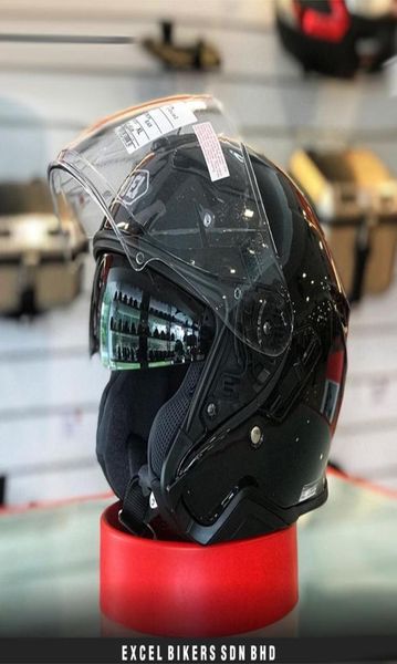 Caschi motociclisti a faccia aperta Shoei Jcruise II Adagio Black Helmet Riding Motocross Racing Motobike5640976