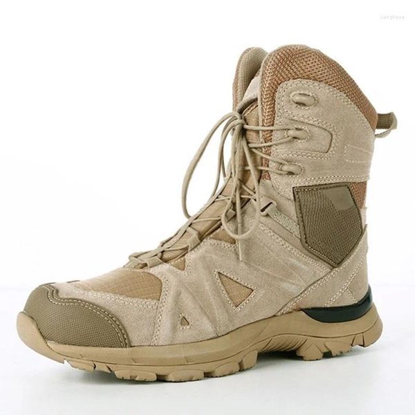 Fitnessschuhe High Top Army Fan Outdoor Taktische Stiefel Feldwandern Jagd Kampftraining Wüste Männer Frauen Militärsport