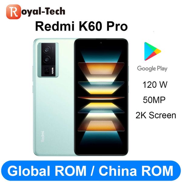 Orijinal Xiaomi Redmi K60 Pro 5G Akıllı Telefon Snapdragon 8+ 6.67 