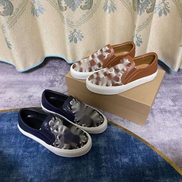 Freizeitschuhe Designer Vintage Print Check Sneakers Top Qualität Luxus Mode Rindsleder gespleißt Schritt Damenschuhe Brief Paar Set Füße Schuhe Lazy Shoes