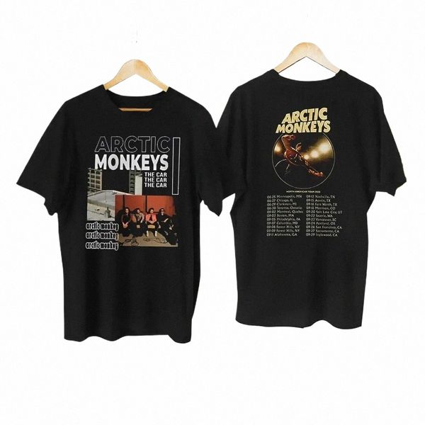 Arctic Mkeys World Tour 2023 Camiseta impressa Arctic Mkeys Ccert Arctic Mkeys Rock Band Man Shirt Fãs Gi M3Fn #