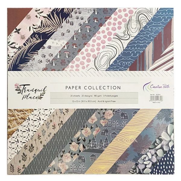 Ledercraft Creative Path 305x305mm 12 Zoll Scrapbooking Papers 20 Blätter DIY Crafts Designer Muster Pack Hintergrunddekoration Journaling