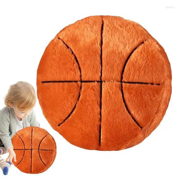 Travesseiro basquete pelúcia macio macio recheado esportes almofadas para quarto escritório casa fornecimento